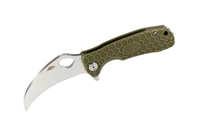 Нож Honey Badger Claw M (HB1123) с зелёной рукоятью
