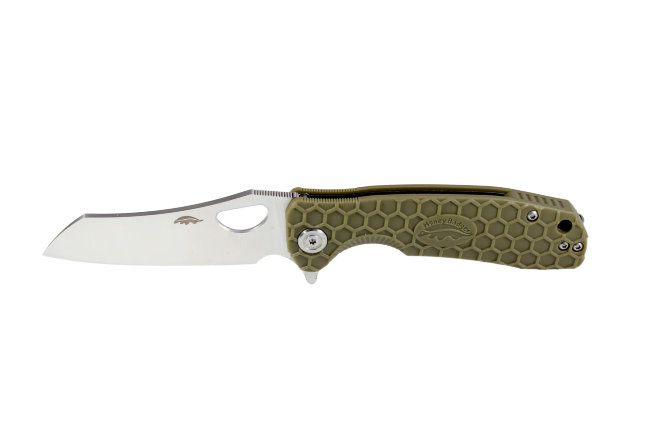 Нож Honey Badger Wharnclever L (HB1033) с зелёной рукоятью Нож Honey Badger Wharnclever L (HB1033) с зелёной рукоятью