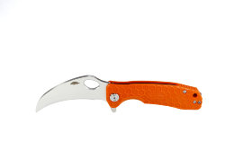 Нож Honey Badger Claw D2 L (HB1100) с оранжевой рукоятью
