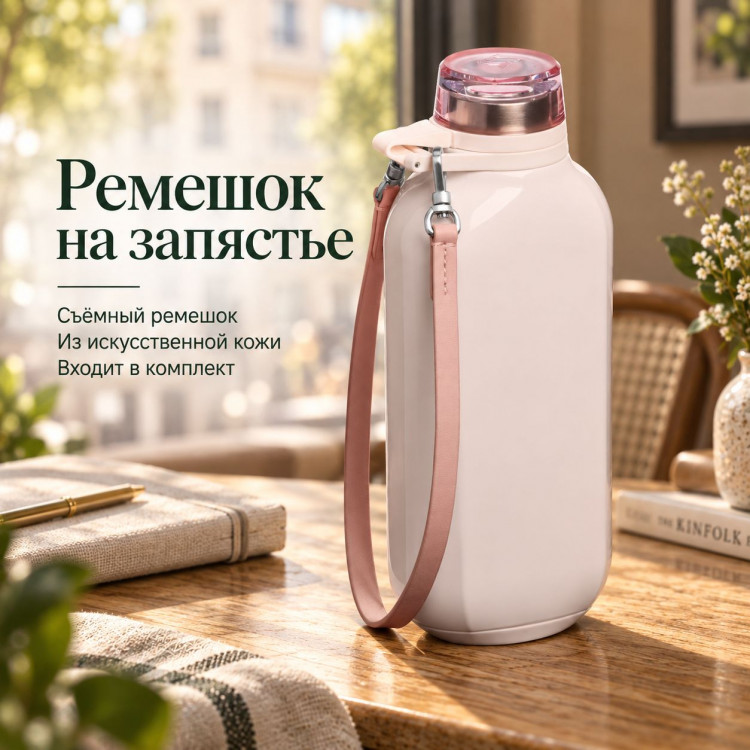 Термобутылка Stanley Clutch, 0,473 л, розовая