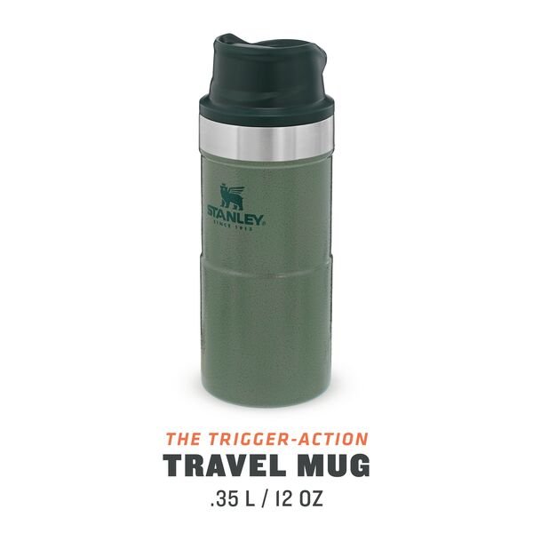 Термокружка STANLEY Classic Trigger Action 0,35L One hand 2.0 (10-06440-014) зелёная Термокружка STANLEY Classic Trigger Action 0,35L One hand 2.0 (10-06440-014) зелёная