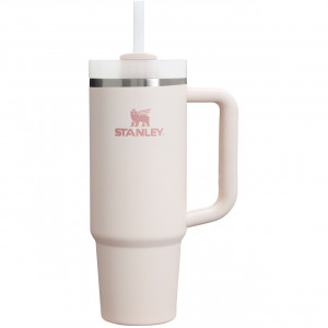 Термокружка STANLEY Quencher H2.0 0,88L (10-11912-094) с трубочкой, розовая