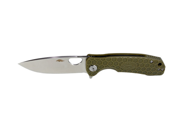 Нож Honey Badger Flipper D2 L (HB1007) с зелёной рукоятью Нож Honey Badger Flipper D2 L (HB1007) с зелёной рукоятью