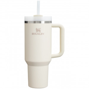 Термокружка STANLEY Quencher H2.0 1,18L (10-11913-088) с трубочкой, бежевая