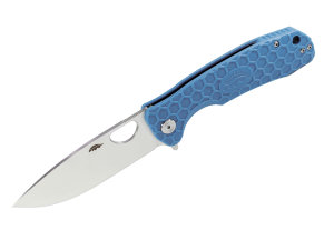 Нож Honey Badger Flipper D2 L (HB1020) с голубой рукоятью Нож Honey Badger Flipper D2 L (HB1020) с голубой рукоятью