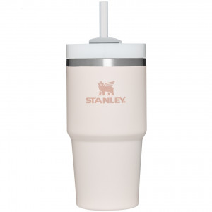Термокружка STANLEY Quencher H2.0  0,59L (10-11911-025) с трубочкой, розовая