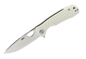 Нож Honey Badger Flipper D2 L (HB1042) с белой рукоятью Нож Honey Badger Flipper D2 L (HB1042) с белой рукоятью