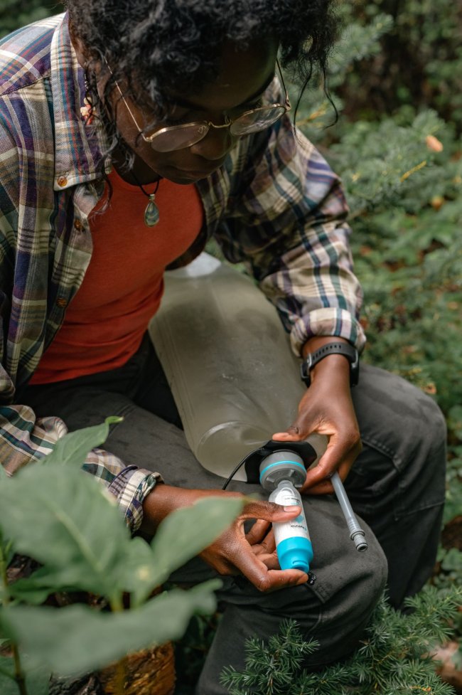 Мягкая канистра для воды HYDRAPAK Seeker 6L (FK02) прозрачная с фильтром