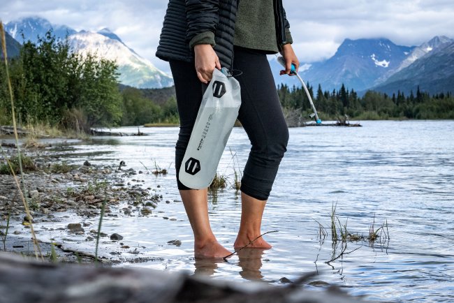 Мягкая канистра для воды HYDRAPAK Seeker 6L (FK02) прозрачная с фильтром