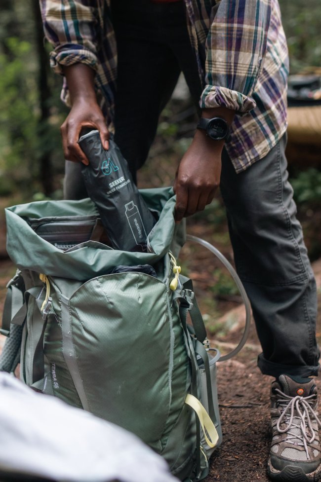 Мягкая канистра для воды HYDRAPAK Seeker 6L (FK02) прозрачная с фильтром