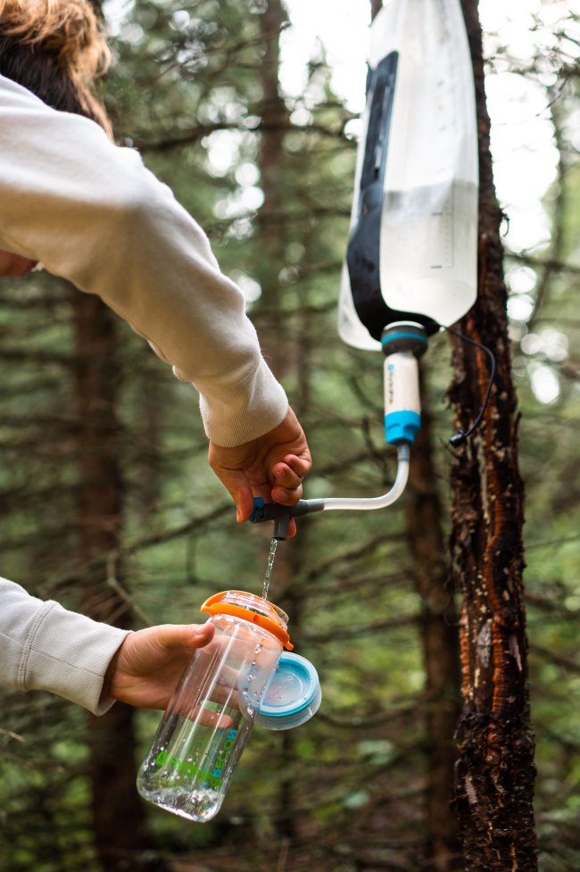 Мягкая канистра для воды HYDRAPAK Seeker 6L (FK02) прозрачная с фильтром