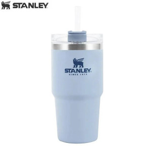 Термокружка STANLEY Quencher H2.0  0,68L (10-08481-011) с трубочкой, светло-голубая