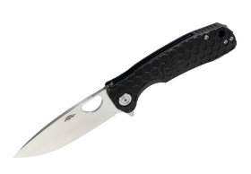 Нож Honey Badger Flipper D2 M (HB1016) с чёрной рукоятью
