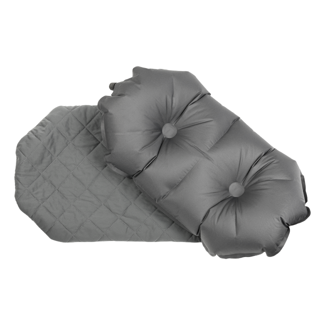 Надувная подушка KLYMIT Pillow Luxe (12LPGY01D) серая Надувная подушка KLYMIT Pillow Luxe (12LPGY01D) серая