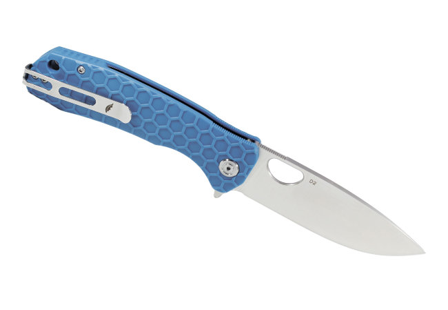 Нож Honey Badger Flipper D2 M (HB1058) с голубой рукоятью Нож Honey Badger Flipper D2 M (HB1058) с голубой рукоятью