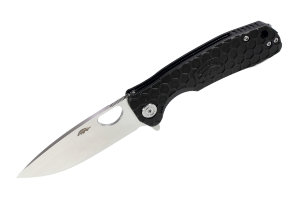 Нож Honey Badger Flipper D2 S (HB1026) с чёрной рукоятью Нож Honey Badger Flipper D2 S (HB1026) с чёрной рукоятью
