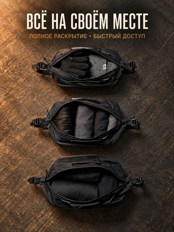 Набор органайзеров Matador Gear Cube Set, 3 шт., чёрный
