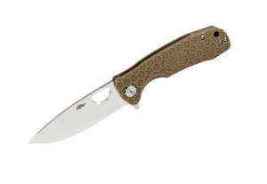 Нож Honey Badger Flipper D2 S (HB1027) с песочной рукоятью Нож Honey Badger Flipper D2 S (HB1027) с песочной рукоятью