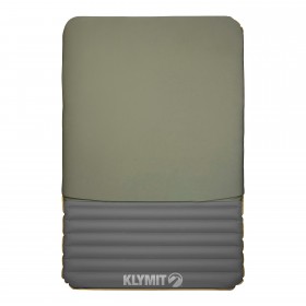 Надувной коврик KLYMIT Klymaloft Double (06KLGR01E) зелёно-серый