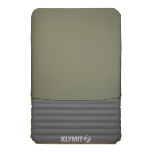 Надувной коврик KLYMIT Klymaloft Double (06KLGR01E) зелёно-серый