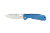 Нож Honey Badger Flipper L (HB1004) с голубой рукоятью