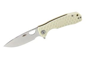 Нож Honey Badger Flipper L (HB1005) с белой рукоятью Нож Honey Badger Flipper L (HB1005) с белой рукоятью