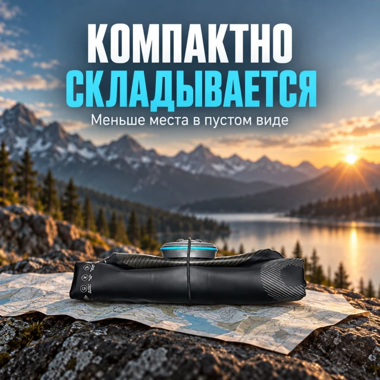 Канистра для воды HydraPak Expedition 8 л, с краном, серая