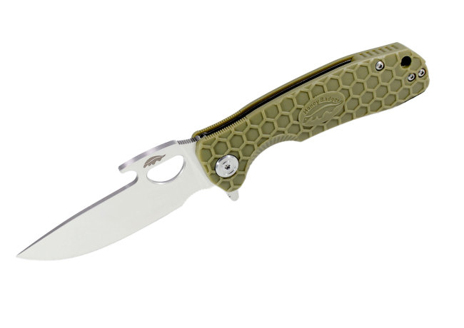 Нож Honey Badger Opener L (HB1053) с зеленой рукоятью