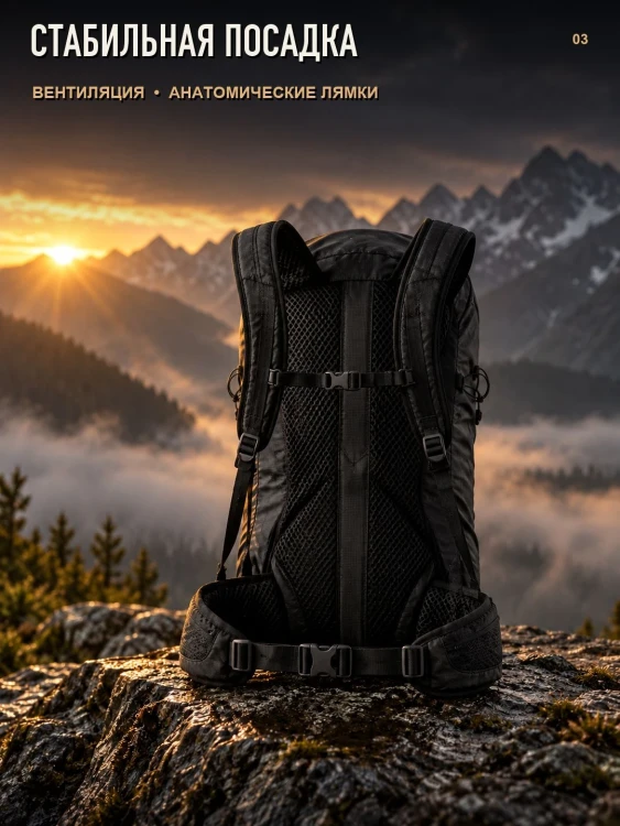 Складной рюкзак Matador Beast 2.0, 28 л, чёрный