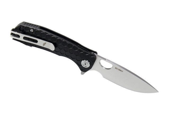 Нож Honey Badger Flipper S (HB1021) с чёрной рукоятью