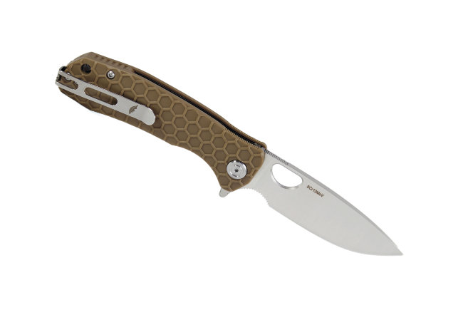 Нож Honey Badger Flipper S (HB1022) с песочной рукоятью Нож Honey Badger Flipper S (HB1022) с песочной рукоятью