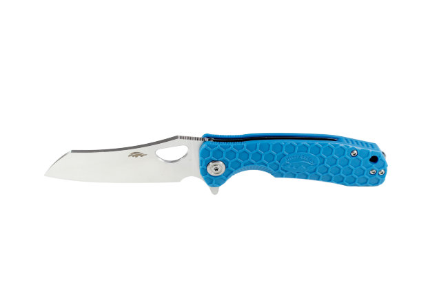 Нож Honey Badger Wharncleaver D2 L (HB1158) с голубой рукоятью Нож Honey Badger Wharncleaver D2 L (HB1158) с голубой рукоятью
