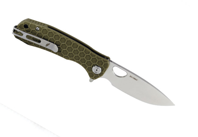 Нож Honey Badger Flipper S (HB1023) с зелёной рукоятью Нож Honey Badger Flipper S (HB1023) с зелёной рукоятью