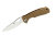 Нож Honey Badger Leaf D2 L (HB1381) с песочной рукоятью