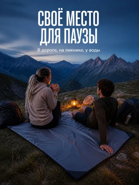 Покрывало большое Matador Pocket Blanket 4.0 с белым чехлом