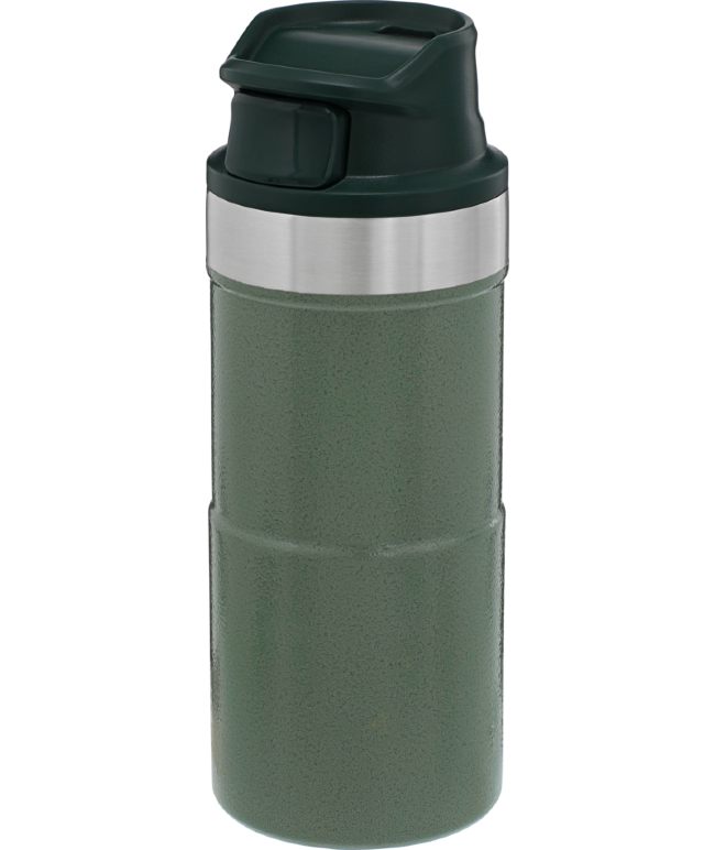 Термокружка STANLEY Classic Trigger Action 0,25L One hand 2.0 (10-09849-009) зелёная