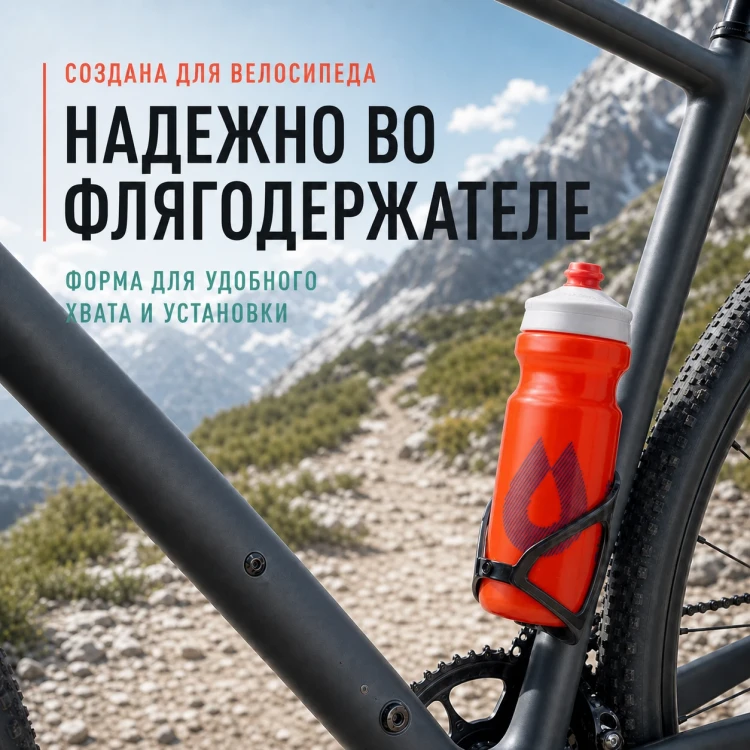 Набор велосипедных фляг HydraPak Breakaway Surge 600 мл, 2 шт., оранжевый
