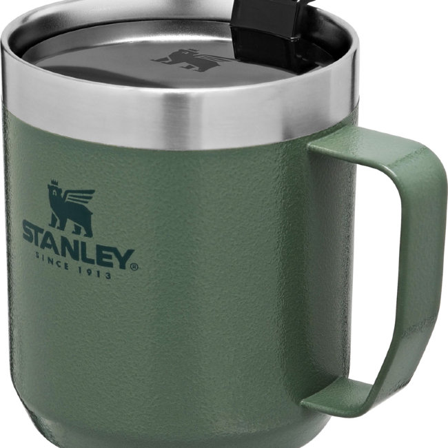 Термокружка STANLEY Classic с ручкой 0,35L (10-09366-005) зелёная Термокружка STANLEY Classic с ручкой 0,35L (10-09366-005) зелёная
