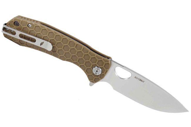 Нож Honey Badger Flipper L (HB1002) с песочной рукоятью