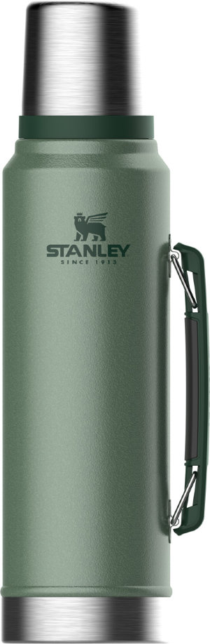 Термос STANLEY Classic 1L (10-08266-012) тёмно-зелёный