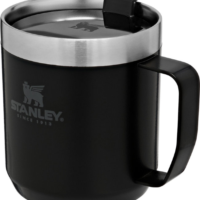 Термокружка STANLEY Classic с ручкой 0,35L (10-09366-006) чёрная Термокружка STANLEY Classic с ручкой 0,35L (10-09366-006) чёрная
