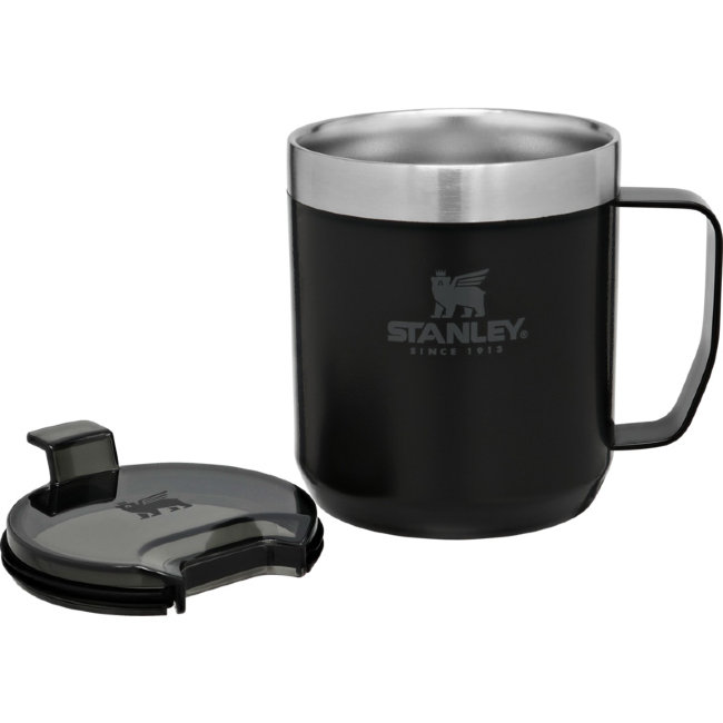 Термокружка STANLEY Classic с ручкой 0,35L (10-09366-006) чёрная Термокружка STANLEY Classic с ручкой 0,35L (10-09366-006) чёрная