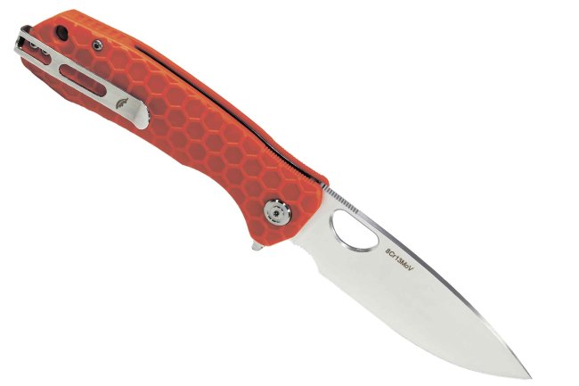 Нож Honey Badger Flipper L (HB1006) с оранжевой рукоятью Нож Honey Badger Flipper L (HB1006) с оранжевой рукоятью