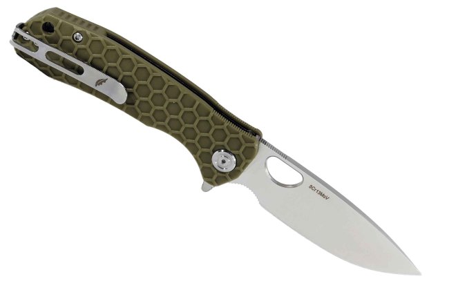 Нож Honey Badger Flipper M (HB1013) с зелёной рукоятью Нож Honey Badger Flipper M (HB1013) с зелёной рукоятью