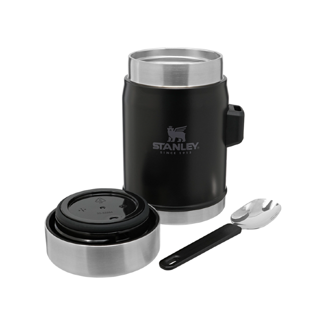 Термос для еды STANLEY Classic 0,4L (10-09382-005) чёрный Термос для еды STANLEY Classic 0,4L (10-09382-005) чёрный