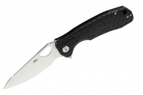 Нож Honey Badger Leaf L (HB1288) с чёрной рукоятью