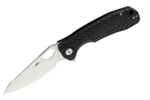 Нож Honey Badger Leaf L (HB1288) с чёрной рукоятью Нож Honey Badger Leaf L (HB1288) с чёрной рукоятью