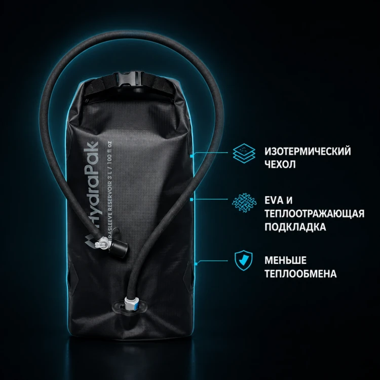 Гидратор HydraSleeve 3 л с термочехлом