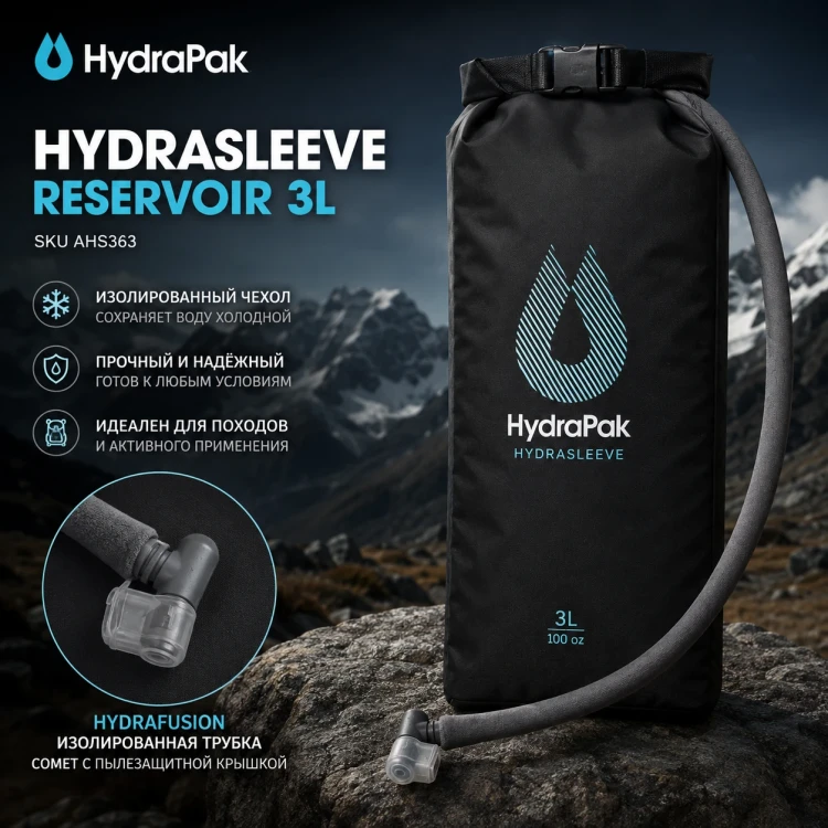 Гидратор HydraSleeve 3 л с термочехлом