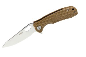 Нож Honey Badger Leaf M (HB1299) с песочной рукоятью Нож Honey Badger Leaf M (HB1299) с песочной рукоятью